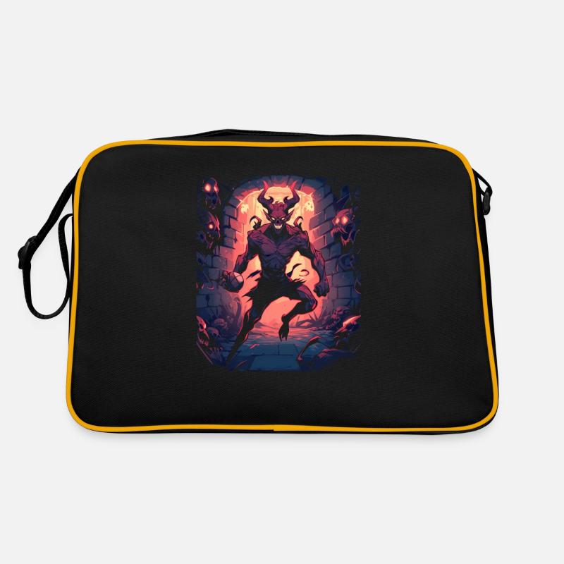 Monster Monster Demon Devil Vampire Guhl Zombie Sac Retro