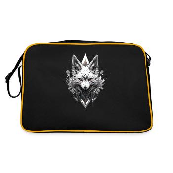 Mecha Animal : tigre, loup, renard, dinosaure, - Sac Retro - noir/or - Dos