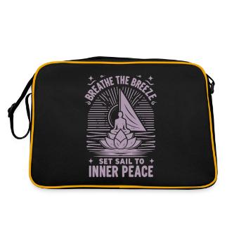 Sailing Yoga The Breeze Inner Peace - Retro Bag - black/gold - Back