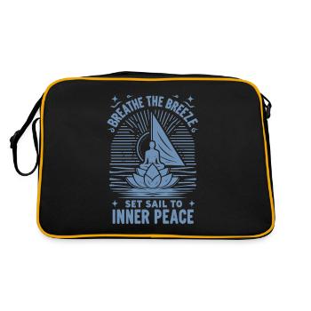 Sailing Yoga Deeply The Breeze Inner Peace - Retro Bag - black/gold - Back