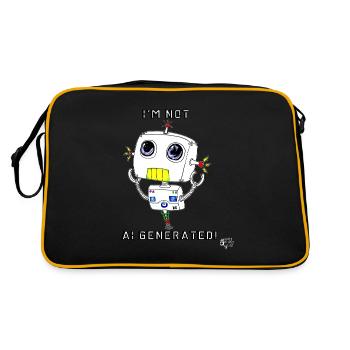 Al, the Robot - Retro Bag - black/gold - Back