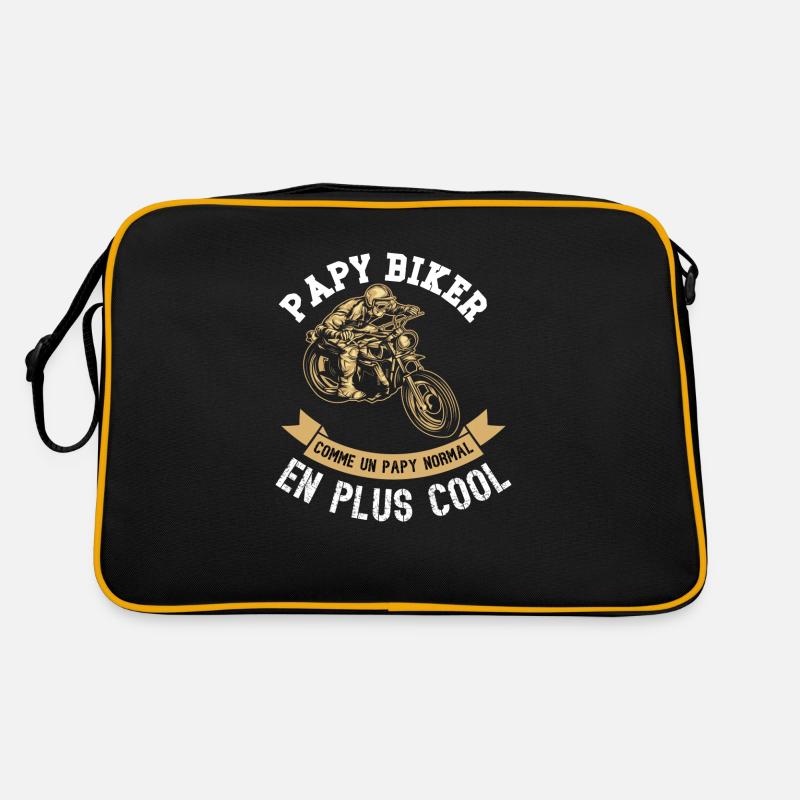 papy biker Sac Retro