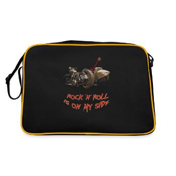Only Sidecar - Sac Retro - noir/or - Dos