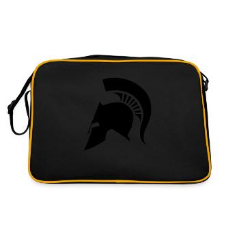 Casque de Spartan - Sac Retro - noir/or - Dos