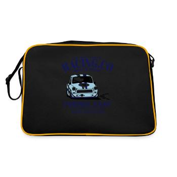  - Trabi - Retro Tasche - Schwarz/Gold - Hinten