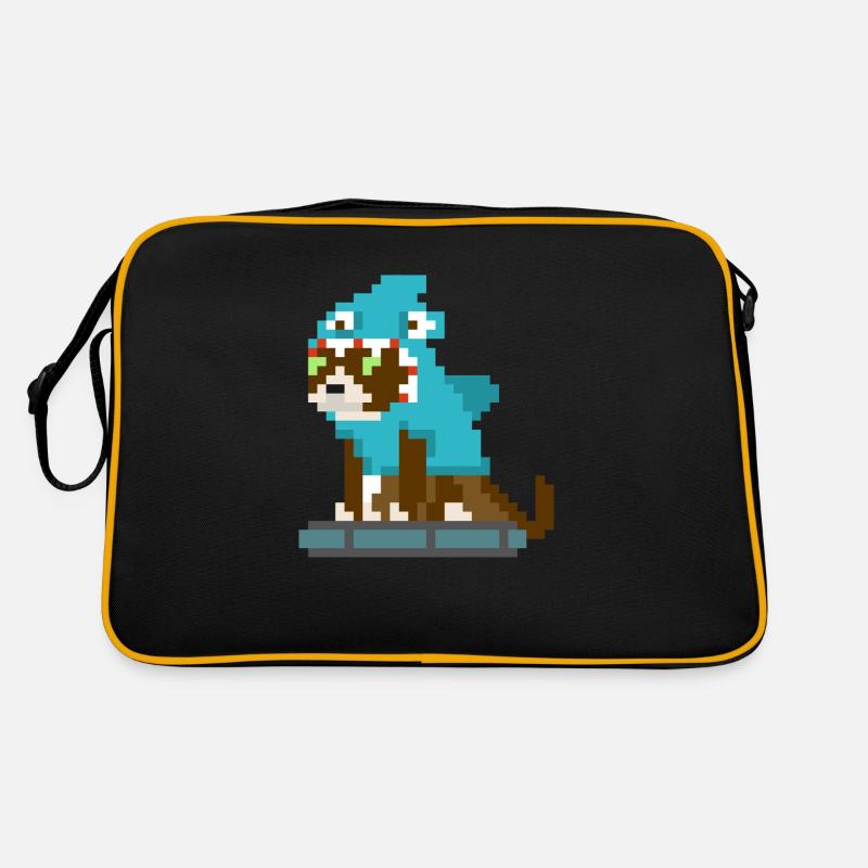 Chat-Shark meme Rumba 8Bits Sac Retro
