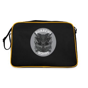 Anarchy Ronin Design - Retro Bag - black/gold - Back