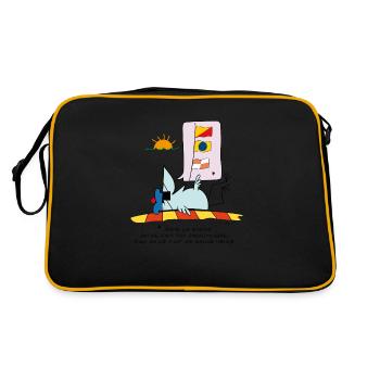 Dans la marine - Sac Retro - noir/or - Dos