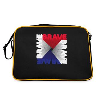 Brave - Retro Bag - black/gold - Back