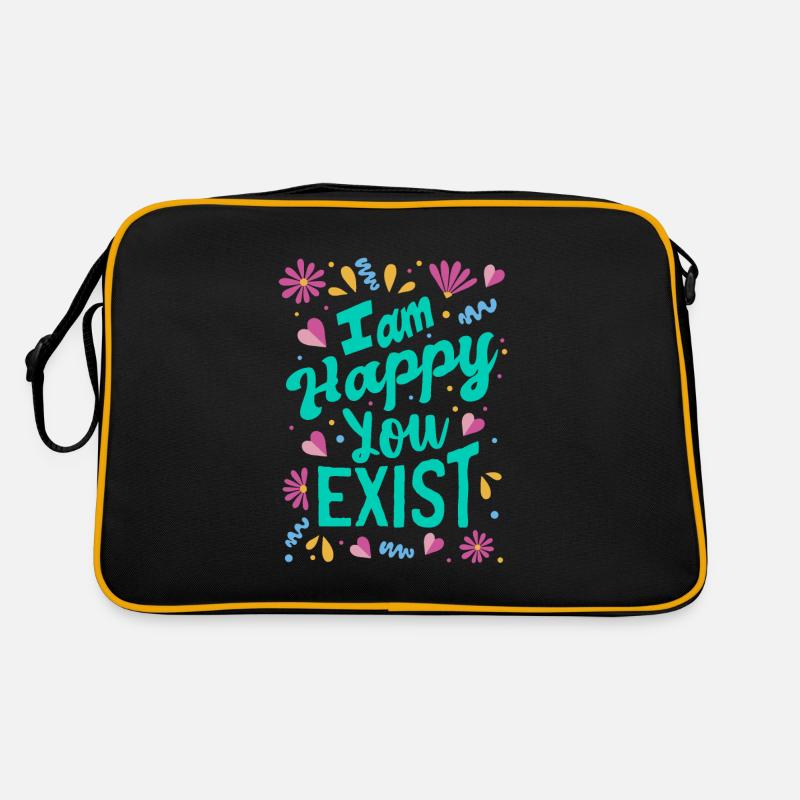 Je suis content que tu existes Sac Retro