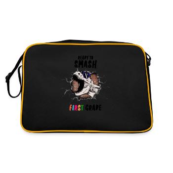 Ready To Smash First Grade - Retro Bag - black/gold - Back