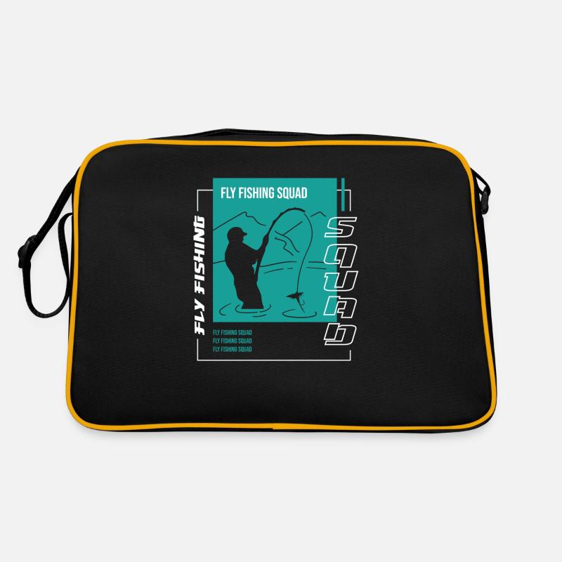 Escouade de pêche à la mouche ironique dicton Sac Retro