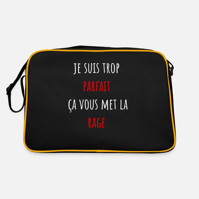 je suis trop parfait ça vous met la rage Sac Retro
