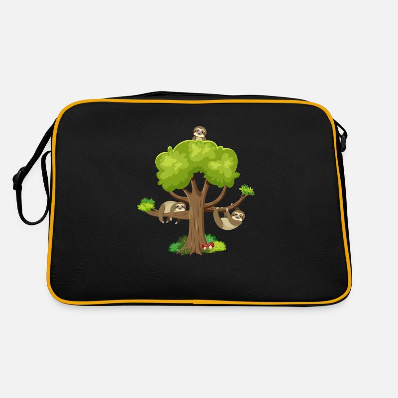 Sloth Tree Retro Bag