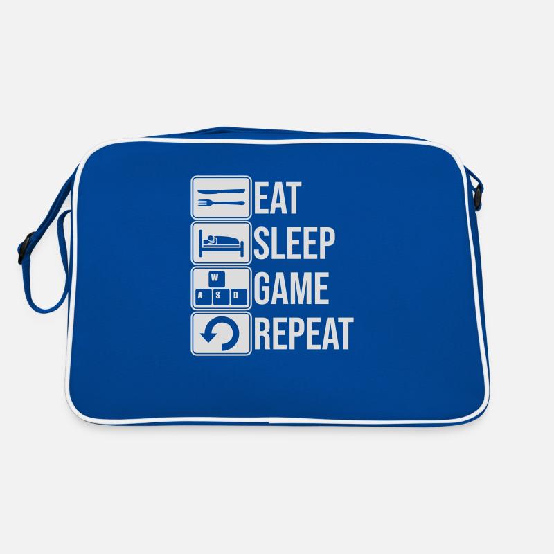Manger le jeu de sommeil Répéter Sac Retro