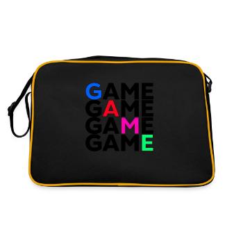 Game - Sac Retro - noir/or - Dos