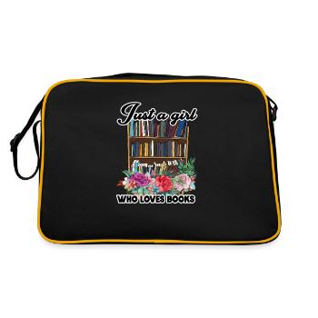 Livre d’étude Livres J’aime et j’aime les livres. - Sac Retro - noir/or - Dos