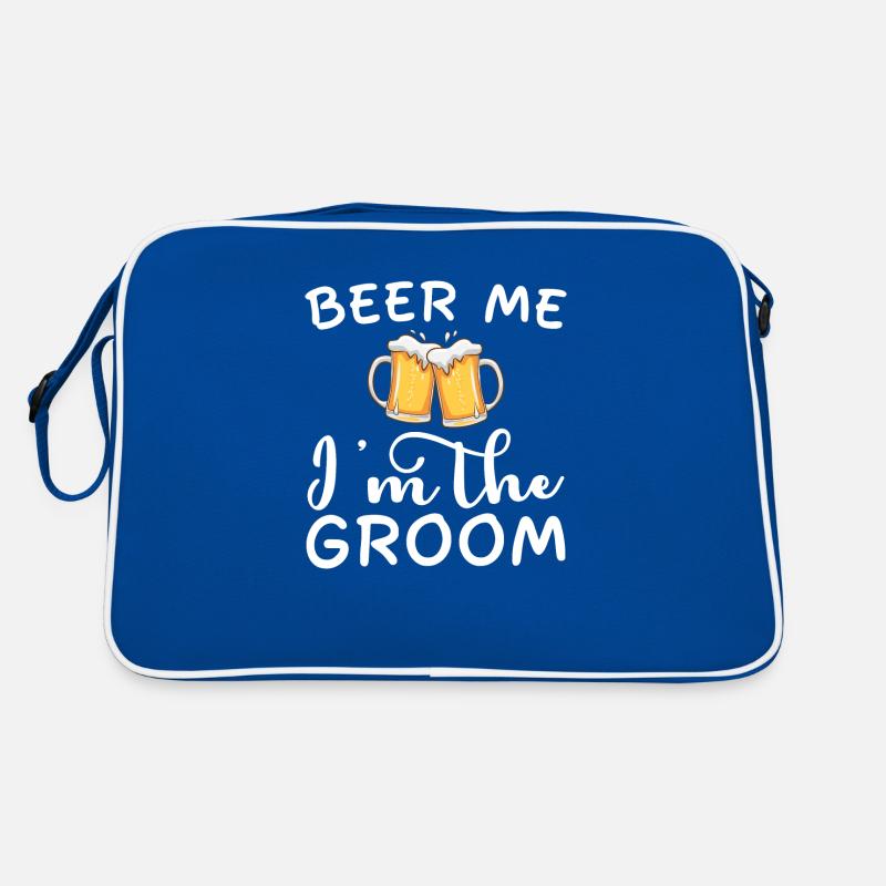 Ich bin der Bräutigam, bring mir ein Bier. EVG Retro Tasche