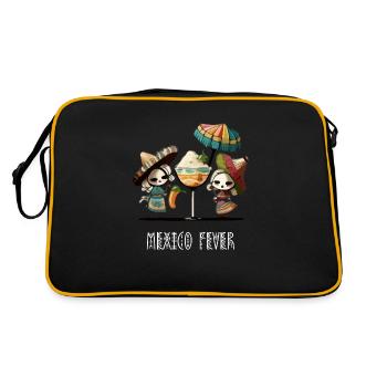 Mexico Fever - Retro Bag - black/gold - Back