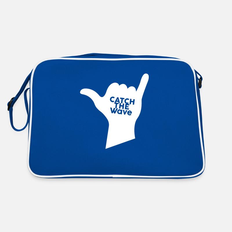 Surfing Surfboard Surfer Geschenkidee Retro Tasche