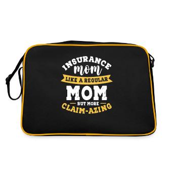 Assurance Maman Comme une maman ordinaire Mais plus - Sac Retro - noir/or - Dos