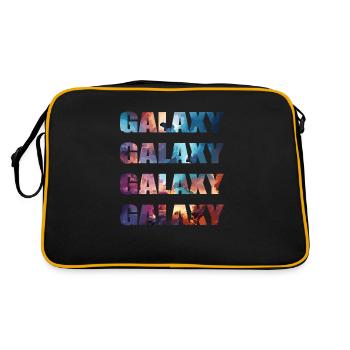 galaxy - Retro Bag - black/gold - Back