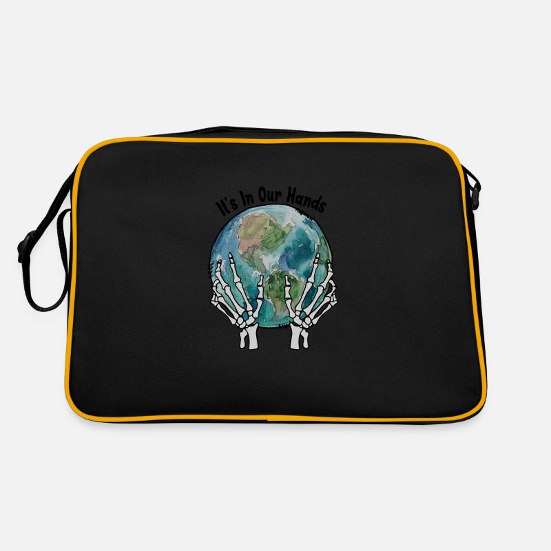 Der Planet Retro Tasche