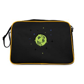 planète - Sac Retro - noir/or - Dos