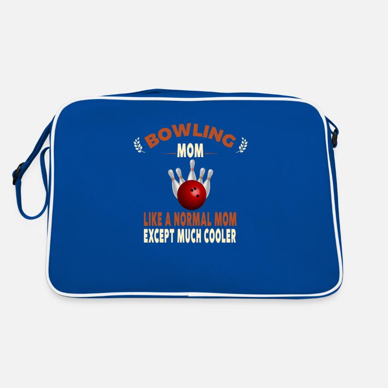 Bowling-Mama wie eine normale Mutter, außer Mama Retro Tasche