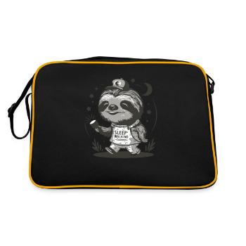 Nuit de somnambule paresseux - Sac Retro - noir/or - Dos