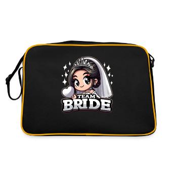 Équipe Bride - Sac Retro - noir/or - Dos