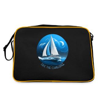Take the challenge - Retro Bag - black/gold - Back