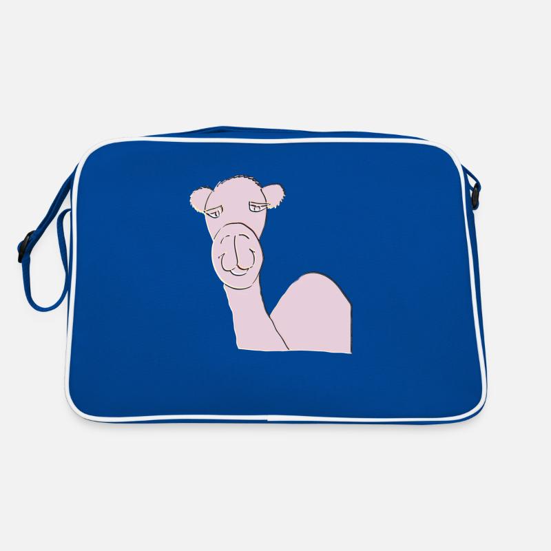 kamel rosa Retro Tasche