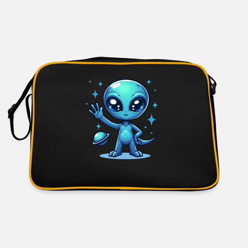 Extraterrestre avec signe de paix Sac Retro