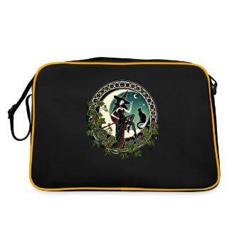 Pin-up Sorcière - Sac Retro - noir/or - Dos