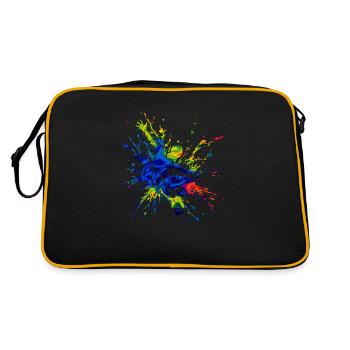 danseurs Swing street break Danse cool fun - Sac Retro - noir/or - Dos