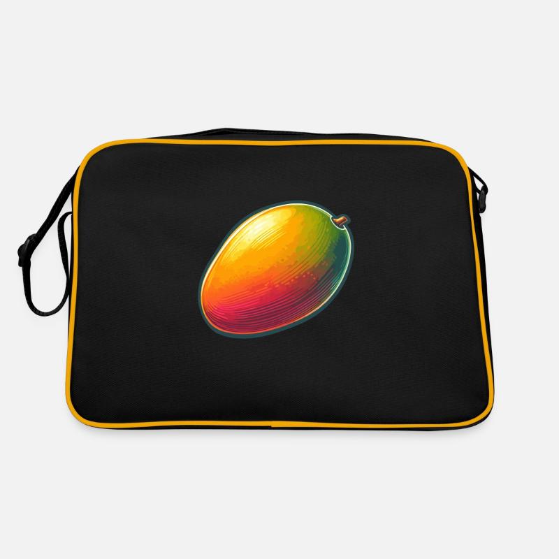 Mango - Retro Tasche - Schwarz/Gold