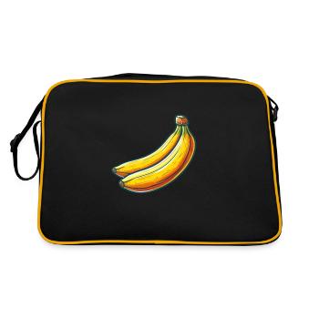 Bananes - Sac Retro - noir/or - Dos