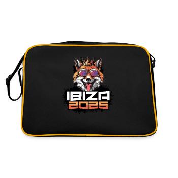 Ibiza 2025 Renard de fête - Sac Retro - noir/or - Dos