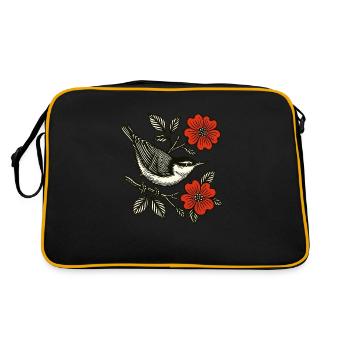 Retro Nuthatch - Retro Bag - black/gold - Back