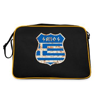 Samos - Retro Bag - black/gold - Back