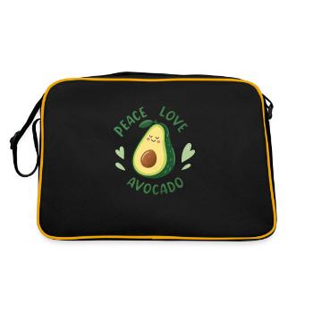 Peace Love Lawyer - Retro Bag - black/gold - Back