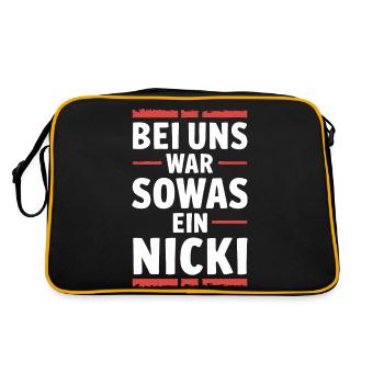 Allemagne de l’Est Est Est RDA de l’Est - Sac Retro - noir/or - Dos