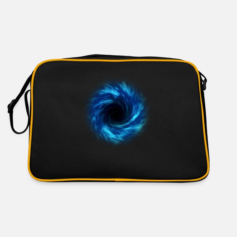 Black Hole - Retro Tasche - Schwarz/Gold