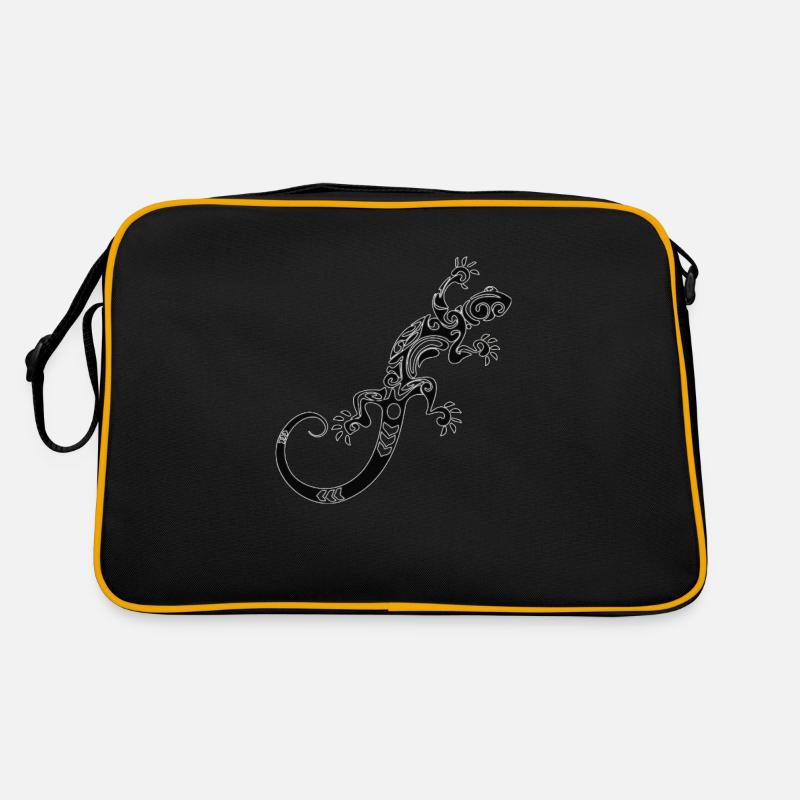 Salamander - Retro Tasche - Schwarz/Gold