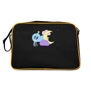 Goodnight Moon - Retro Bag - black/gold - Back