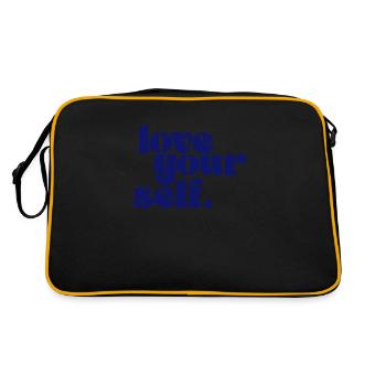 Love your self - Sac Retro - noir/or - Dos
