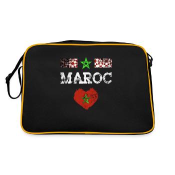 Maroc - Sac Retro - noir/or - Dos