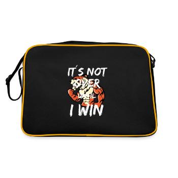 Life Attitude Challenge Tiger Strength - Retro Bag - black/gold - Back