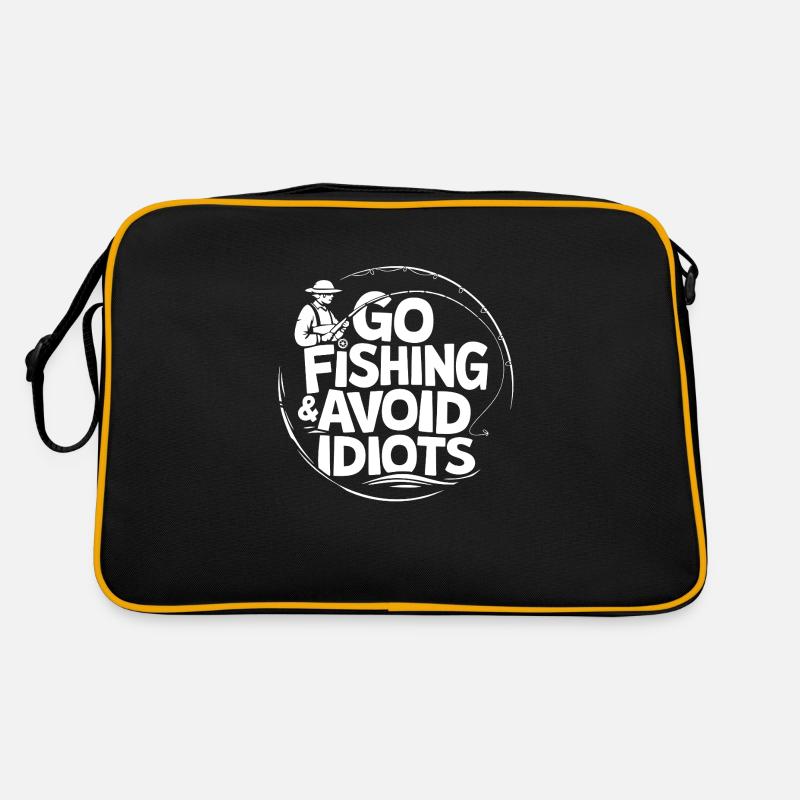 Go fishing, avoid people, rest on the water. Verm Retro Bag